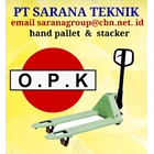Bishamon Hand Pallet Surabaya Teknik PT SARANA TEKNIK STACKER JAWA TIMUR 2