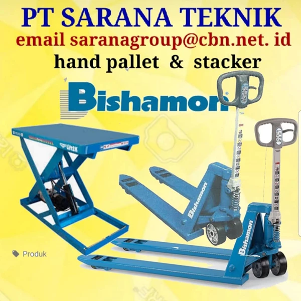 Hand Pallet Bishamon Model BS-30 Kapasitas 3 Ton (3000 Kg)